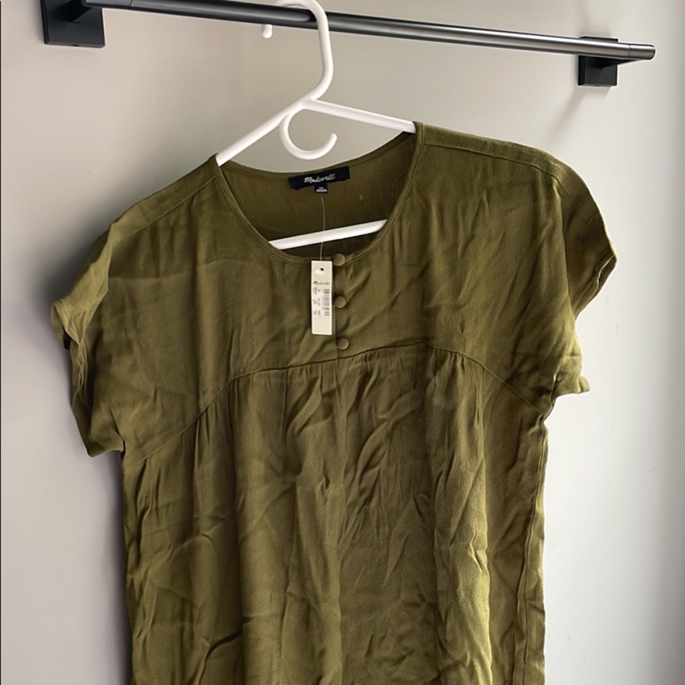 Madewell olive green dress Size XS
